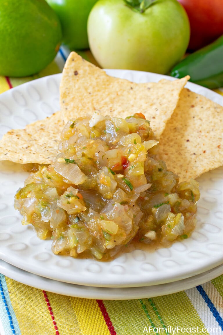 Green Tomato Salsa Verde A Family Feast®