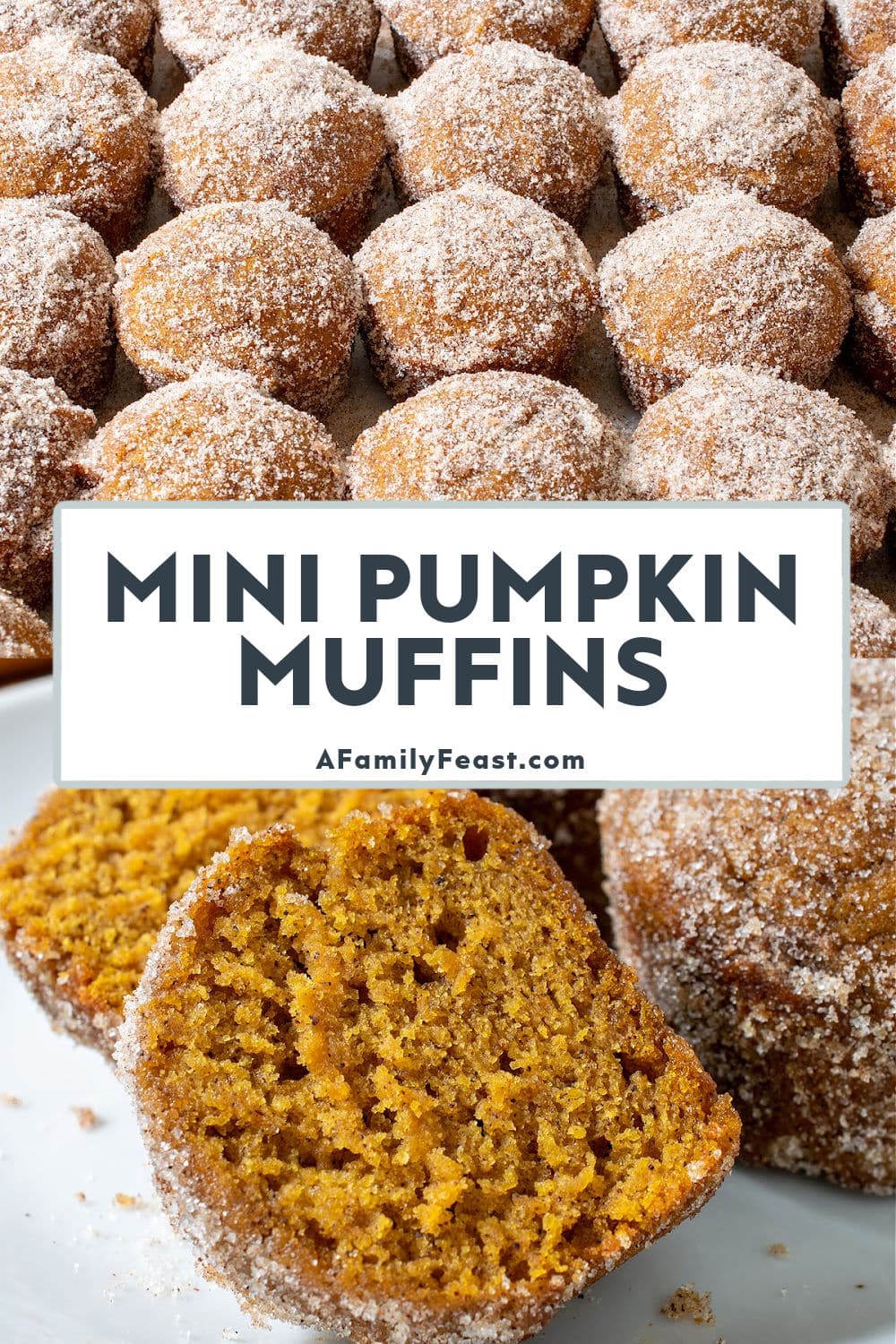 Mini Pumpkin Muffins - A Family Feast