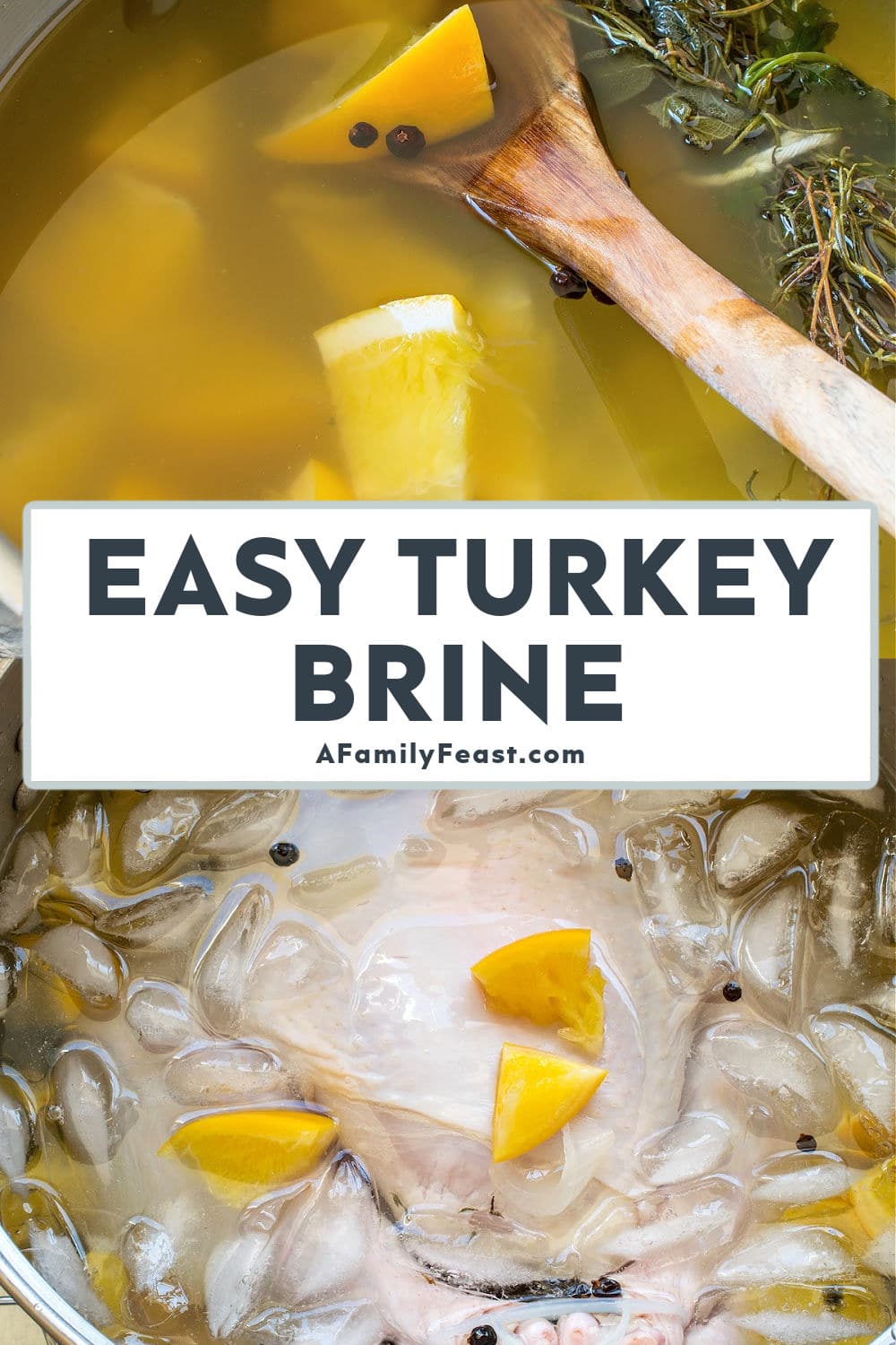 Easy Turkey Brine Recipe - A Family Feast