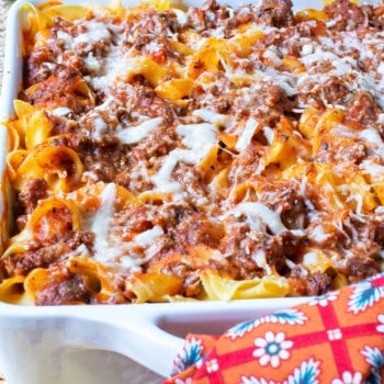 Hamburger Cheese Bake - A Family Feast