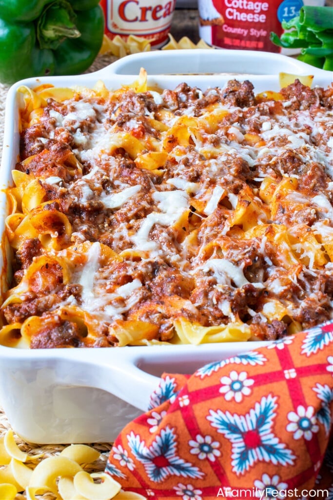 Hamburger Cheese Bake - A Family Feast