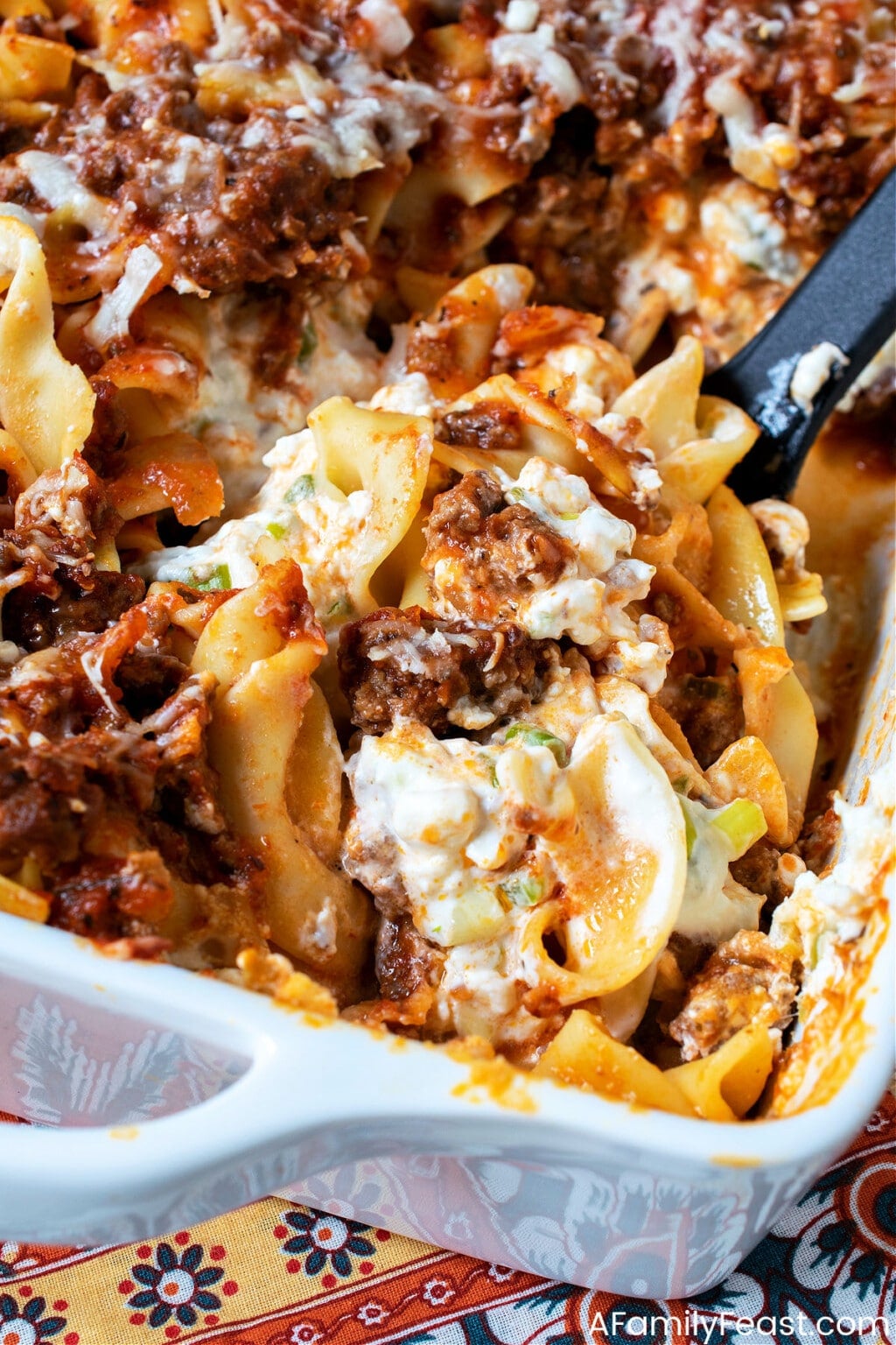 Hamburger Cheese Bake - A Family Feast&reg;