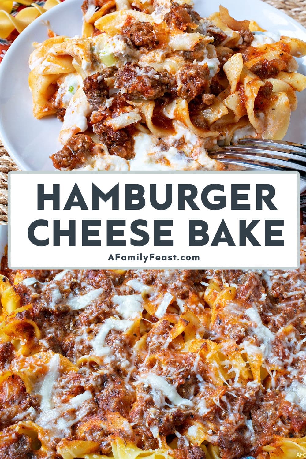 Hamburger Cheese Bake - A Family Feast