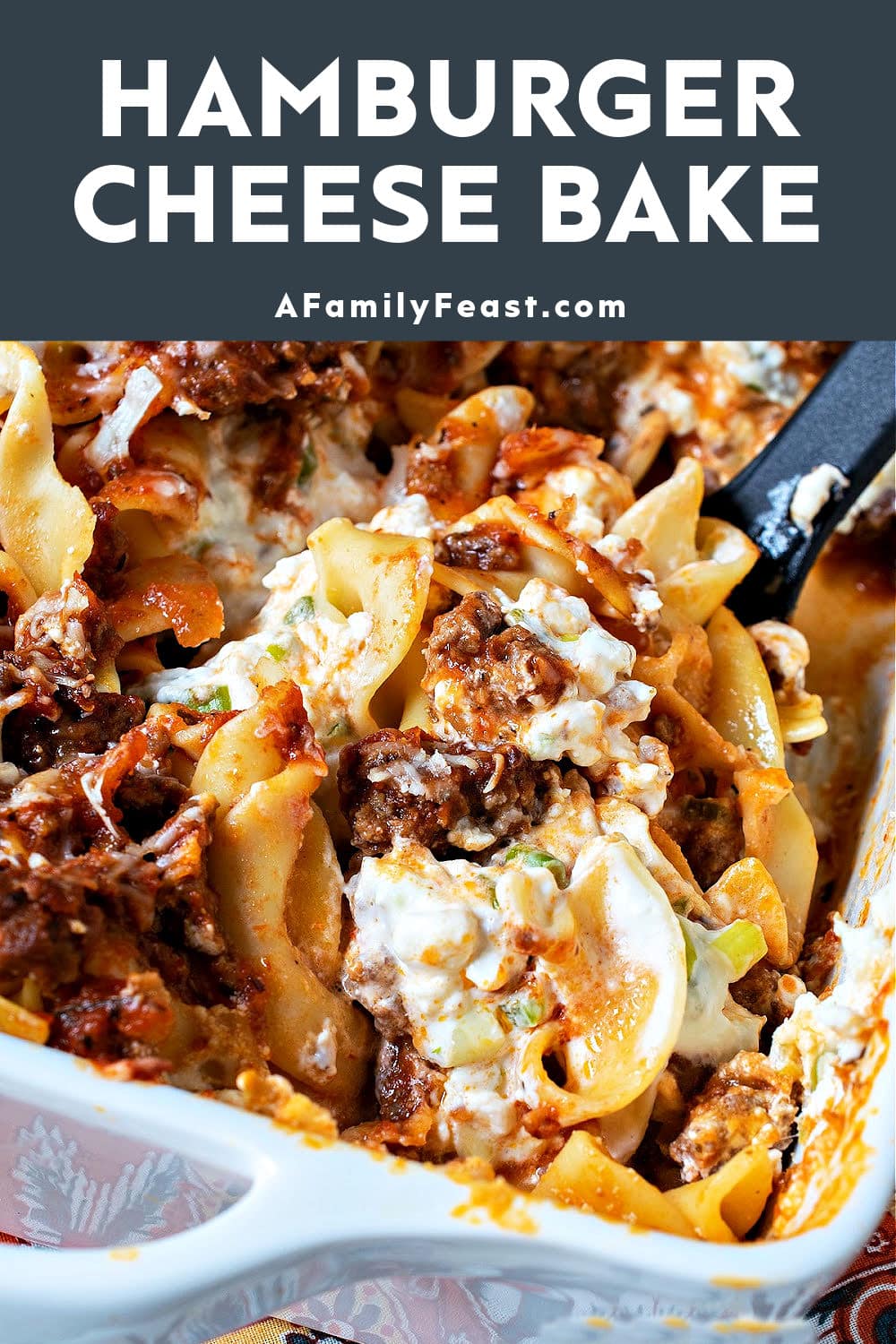 Hamburger Cheese Bake - A Family Feast