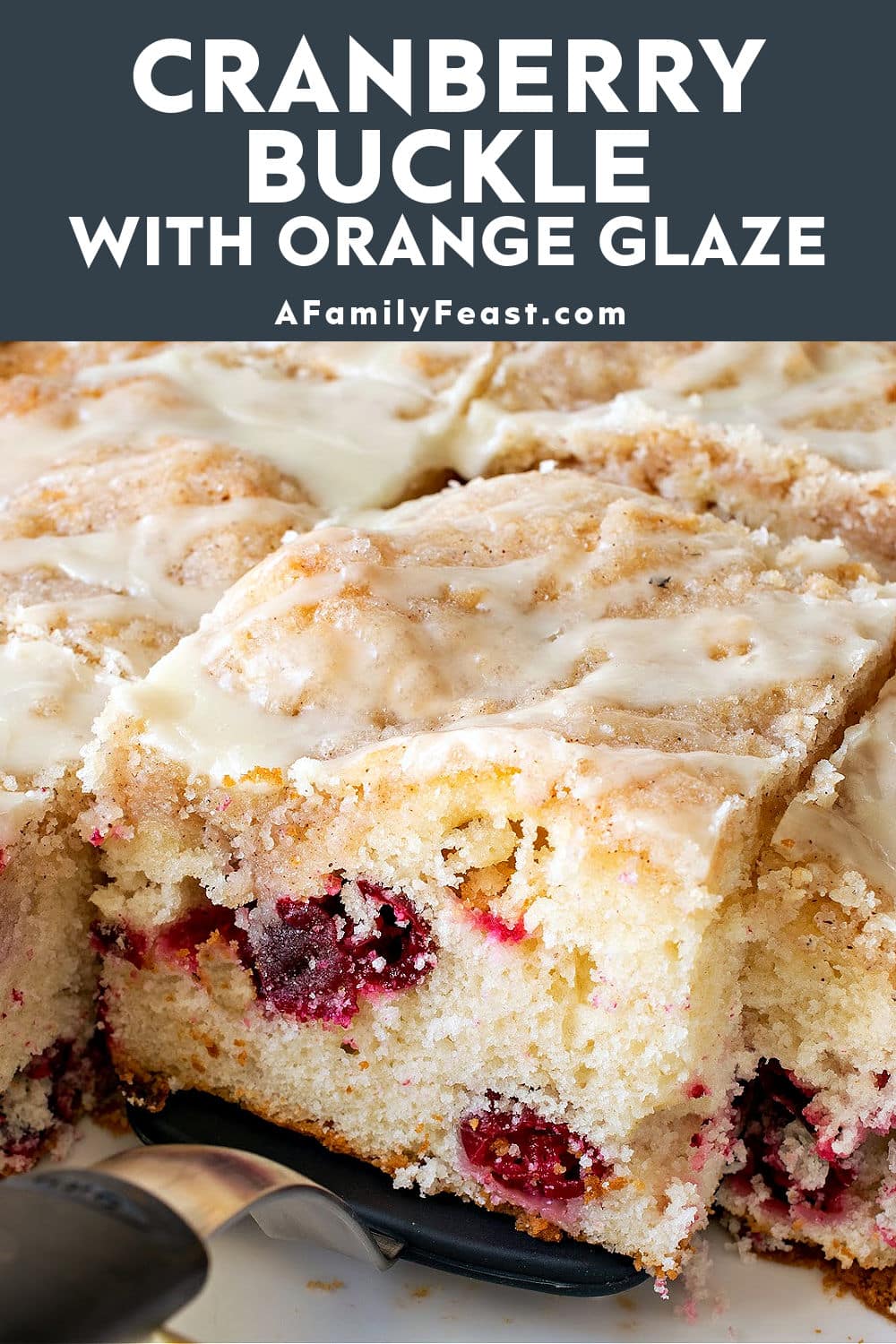 Cranberry Buckle with Orange Glaze - A Family Feast