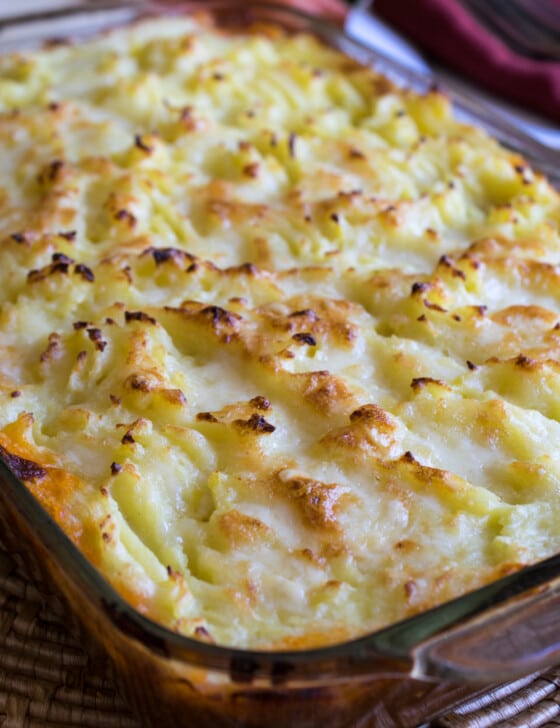 Cheddar Topped Shepherd's Pie - A Family Feast