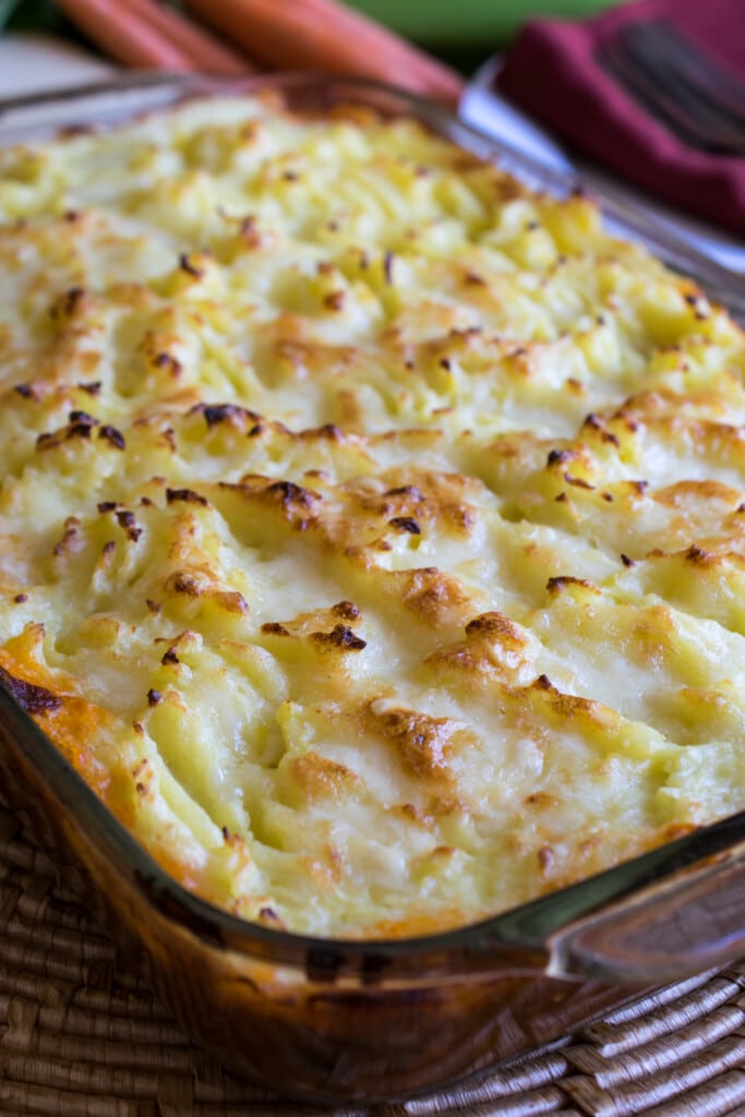 Cheddar Topped Shepherd's Pie - A Family Feast