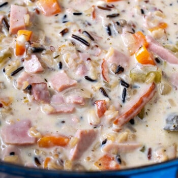 Creamy Ham and Wild Rice Soup - A Family Feast