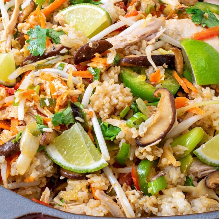 Chicken Fried Rice Salad - A Family Feast