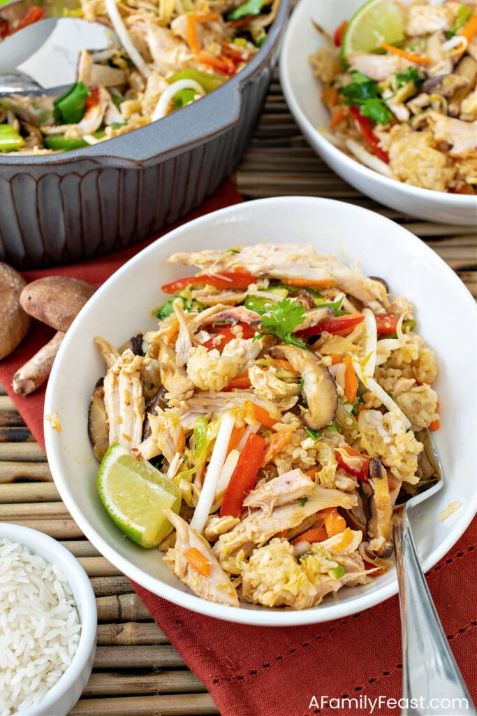 Chicken Fried Rice Salad - A Family Feast