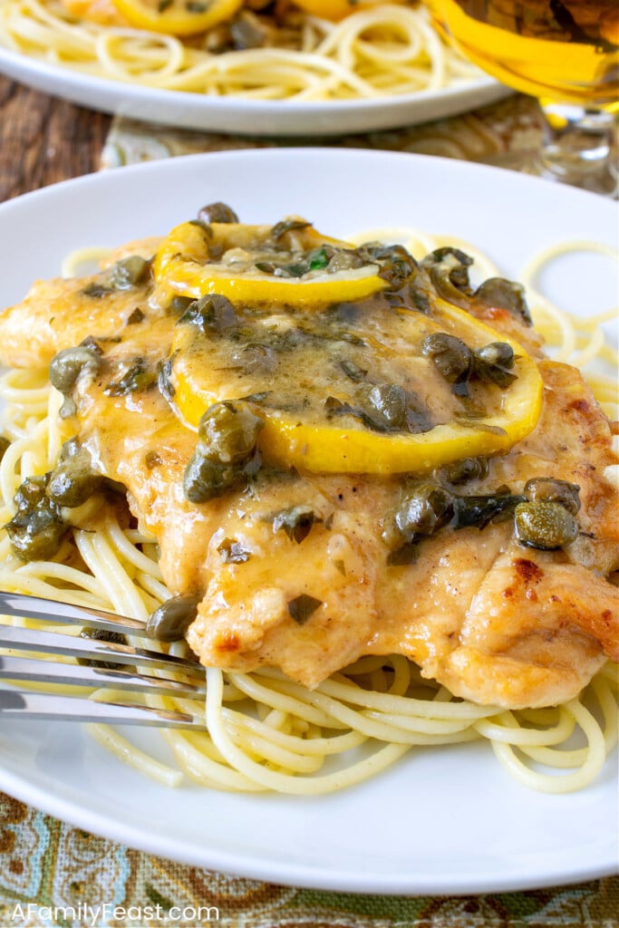 Chicken Piccata - A Family Feast