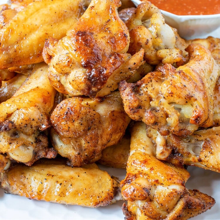 Crispy Baked Chicken Wings - A Family Feast