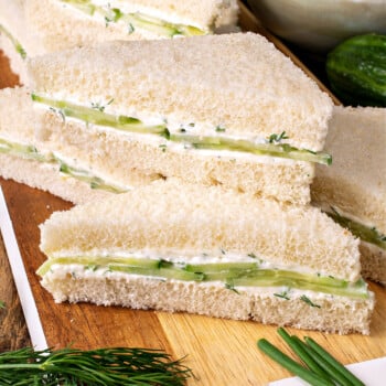 Cucumber Sandwiches - A Family Feast
