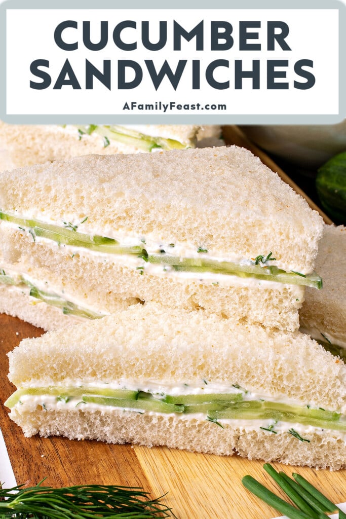 Cucumber Sandwiches - A Family Feast