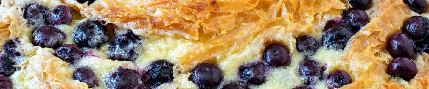 Lemon Blueberry Soufra - A Family Feast