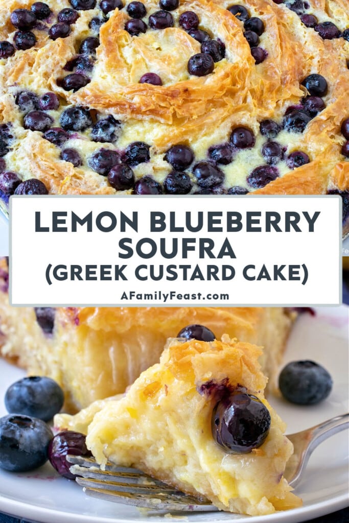 Lemon Blueberry Soufra - A Family Feast