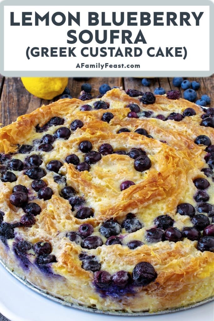 Lemon Blueberry Soufra - A Family Feast