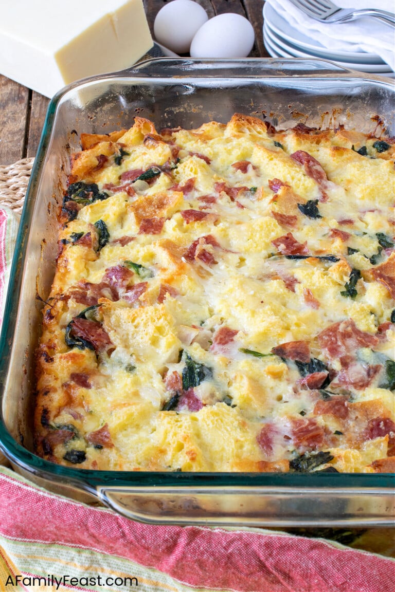 Breakfast Strata - A Family Feast