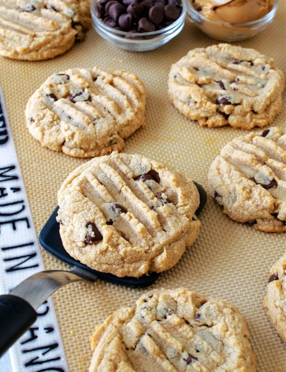 Chocolate Chip Peanut Butter Cookies - A Family Feast