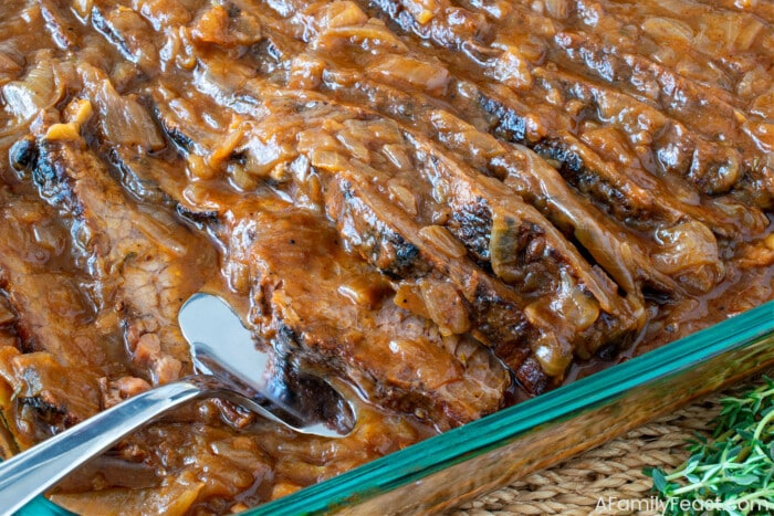 Onion-Braised Beef Brisket - A Family Feast