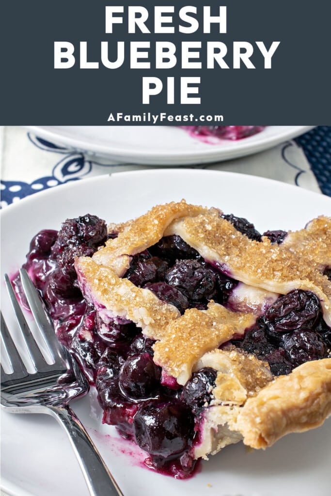 Fresh Blueberry Pie - A Family Feast