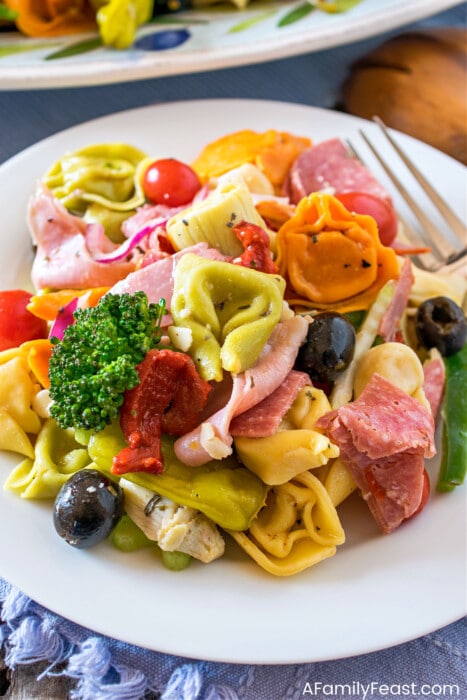 Italian Tortellini Salad - A Family Feast