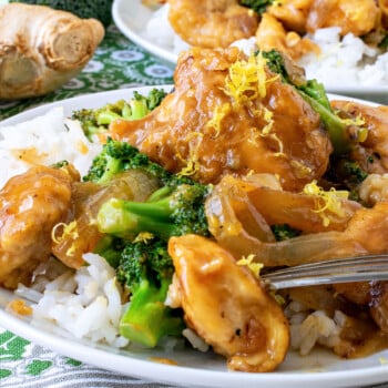 Lemon Soy Chicken and Broccoli - A Family Feast