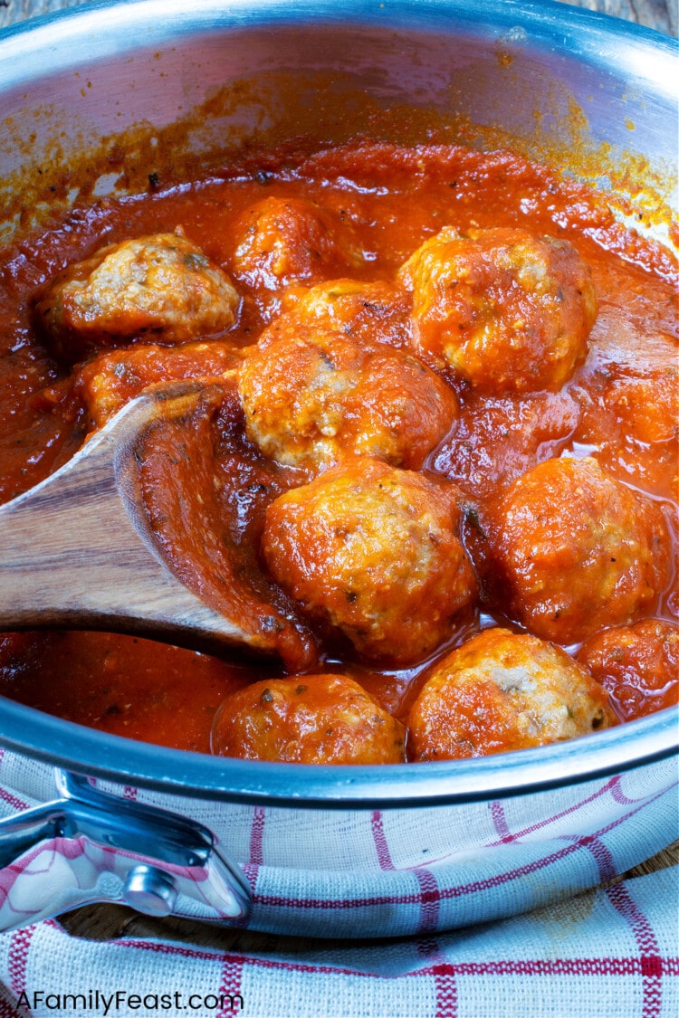 Baked ItalianStyle Meatballs A Family Feast®