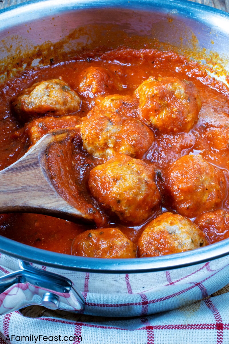 Baked ItalianStyle Meatballs A Family Feast®