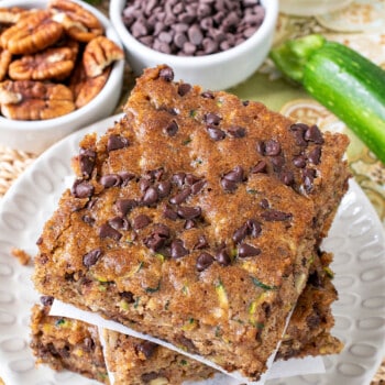 Chocolate Chip Zucchini Bars - A Family Feast