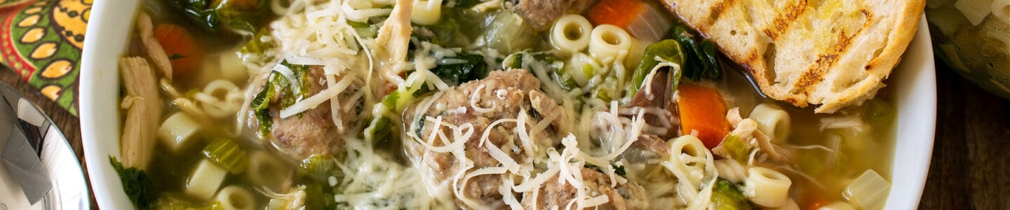 Italian Wedding Soup - A Family Feast