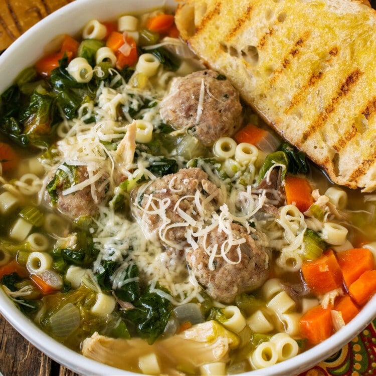 Italian Wedding Soup - A Family Feast