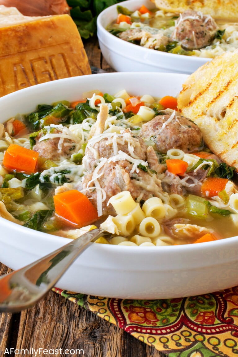 Italian Wedding Soup - A Family Feast