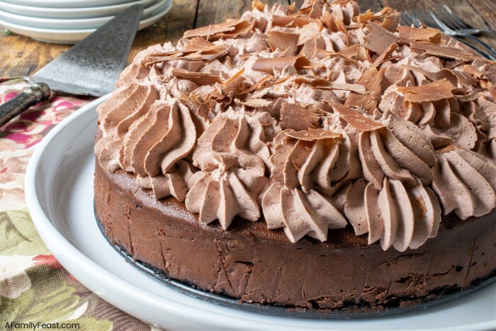 Chocolate Cheesecake - A Family Feast