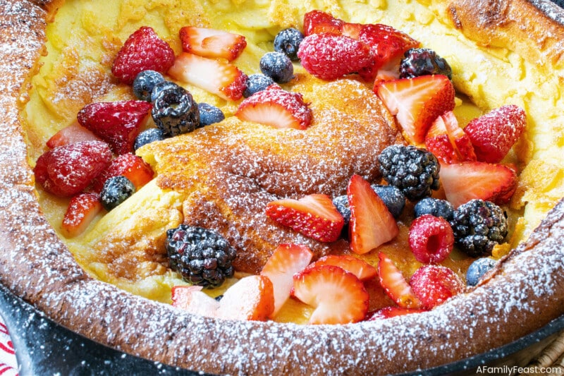 Dutch Baby with Mixed Berries - A Family Feast®