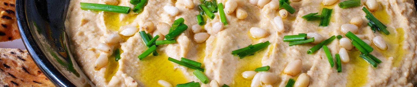 Roasted Zucchini Hummus - A Family Feast