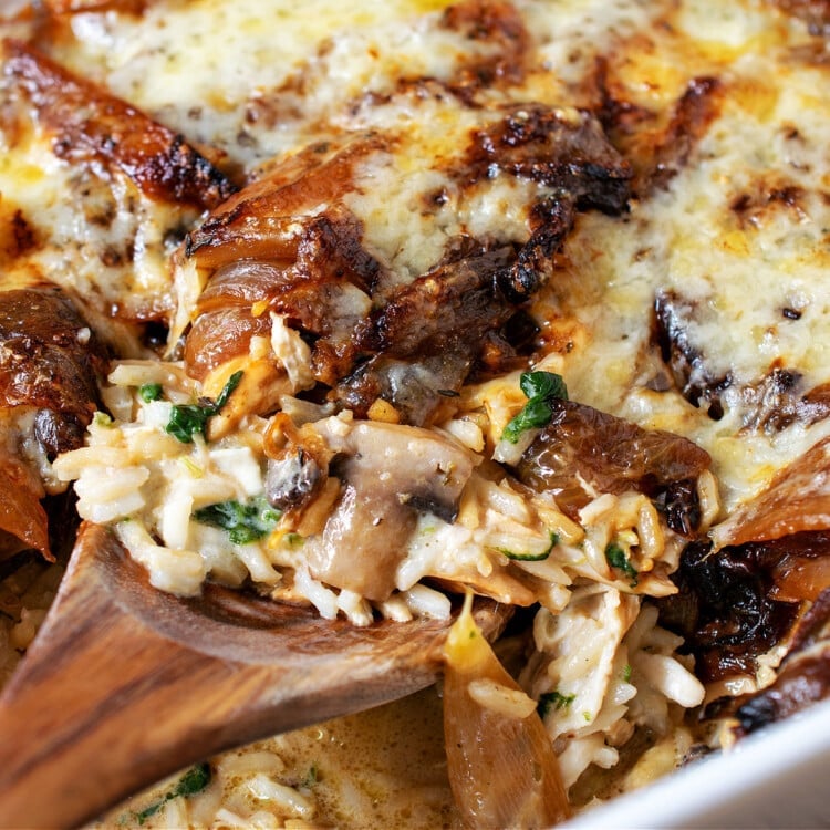 French Onion Chicken & Rice - A Family Feast