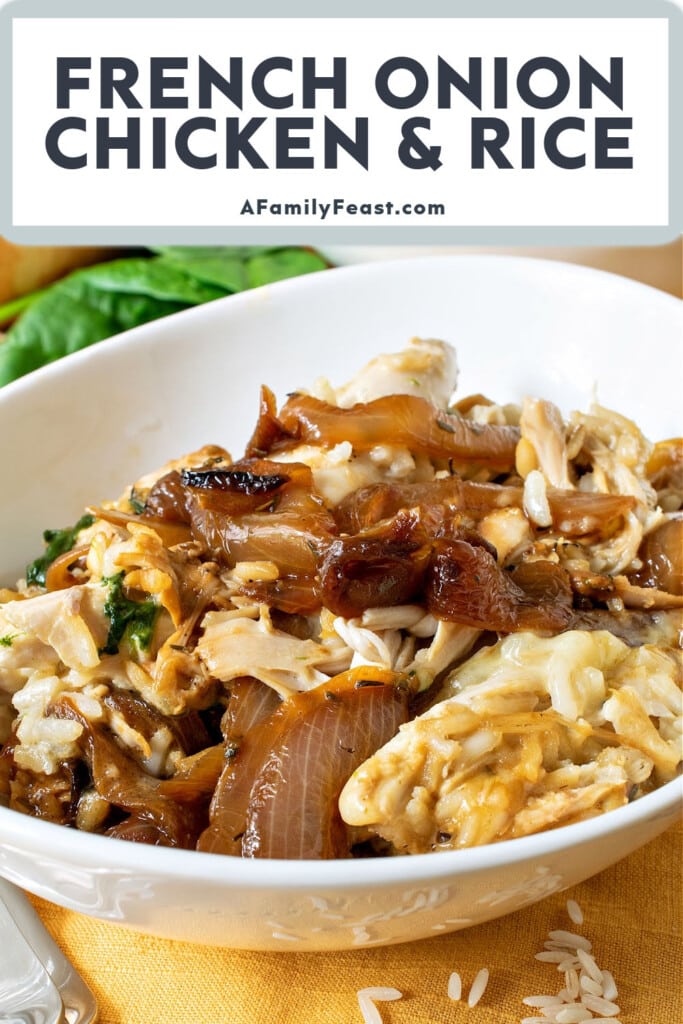 French Onion Chicken & Rice - A Family Feast