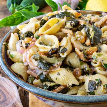 Roasted Zucchini Pasta Salad - A Family Feast