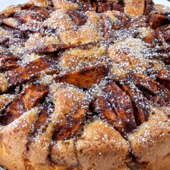 Apple Topped Cake - A Family Feast