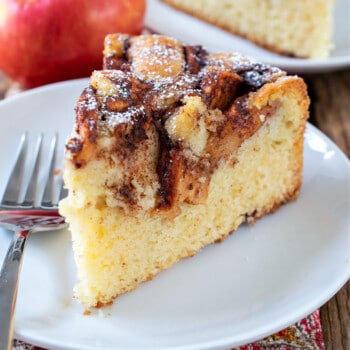 Apple Topped Cake - A Family Feast