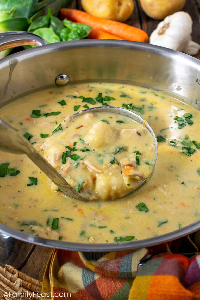 (Better Than Olive Garden) Chicken Gnocchi Soup - A Family Feast