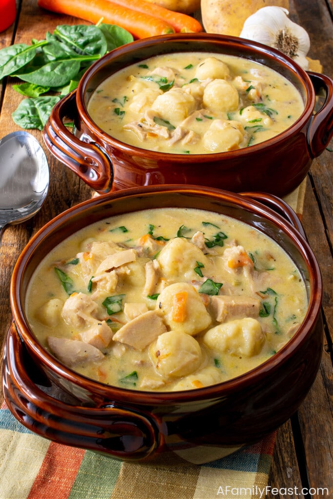 (Better Than Olive Garden) Chicken Gnocchi Soup - A Family Feast