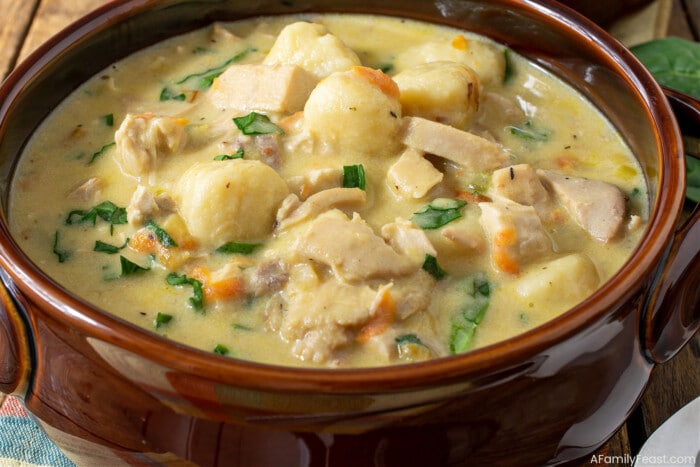 (Better Than Olive Garden) Chicken Gnocchi Soup - A Family Feast