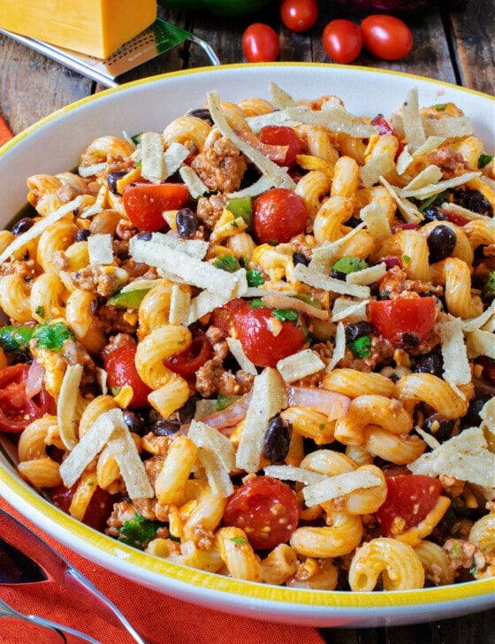 Taco Pasta Salad - A Family Feast