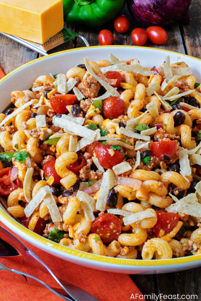 Taco Pasta Salad - A Family Feast