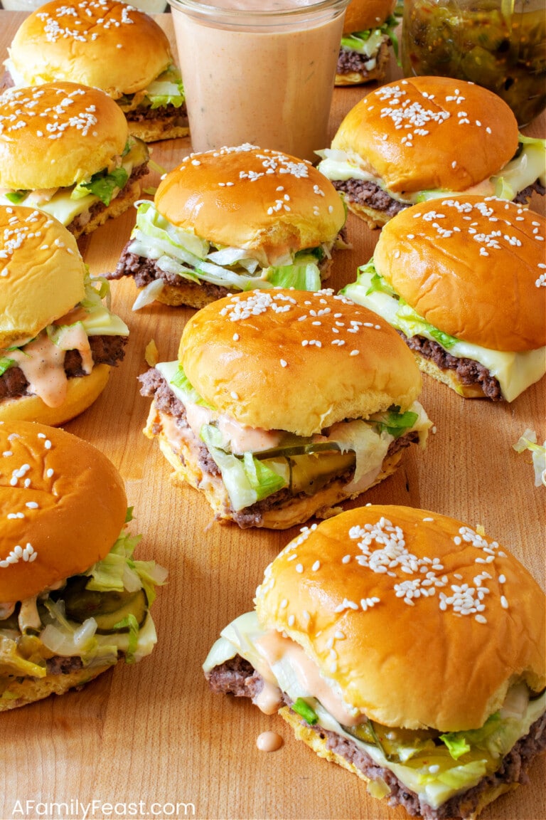 Big Mac Sliders - A Family Feast