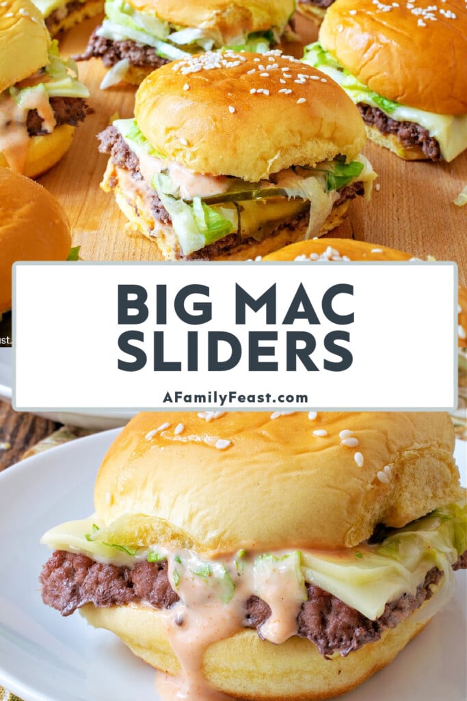Big Mac Sliders - A Family Feast