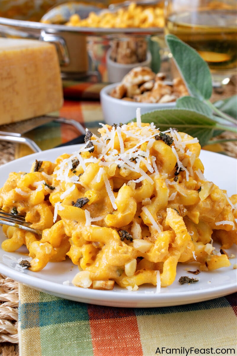 Creamy Pumpkin Pasta Sauce - A Family Feast®