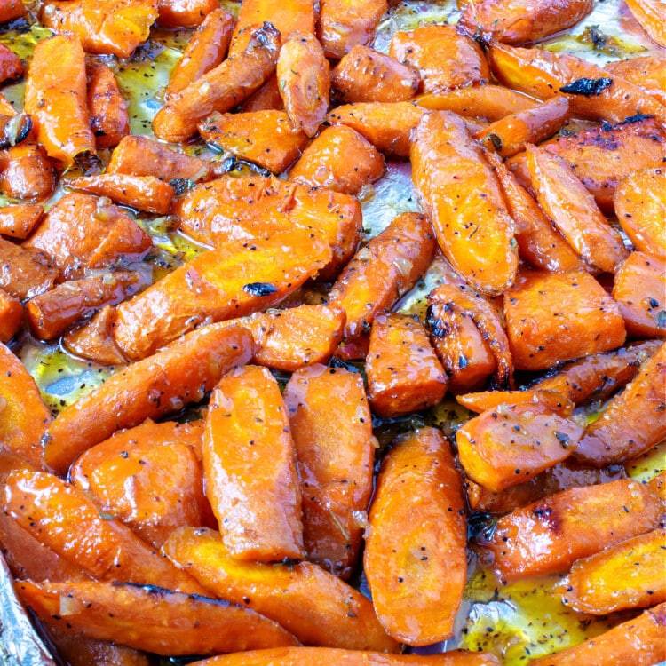 Maple Glazed Carrots - A Family Feast